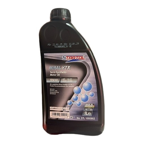 STARTOL MIRAL KTX 10W40 斯達通汽車機油