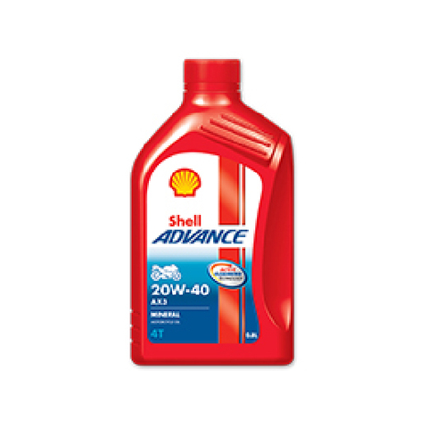 Shell ADVANCE 4T AX3 20W40 合成機油(0.8L)(1L)